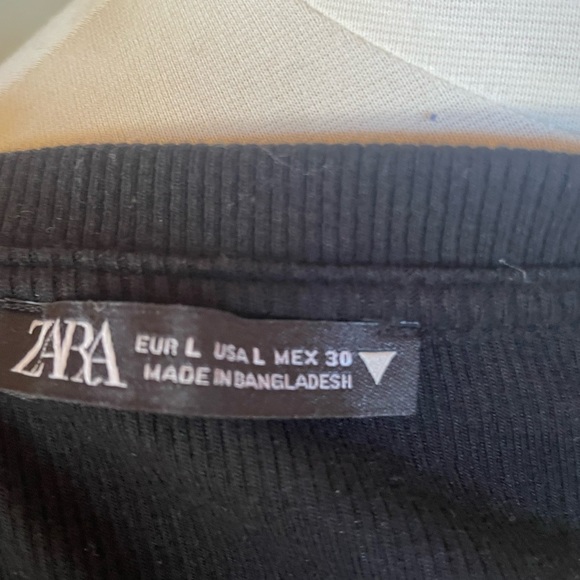 Zara Cropped Balloon Sleeved Shirt - Picture 5 of 5